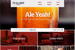 Restaurant Web Design Design Example