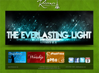 Religious Web Design Design Example