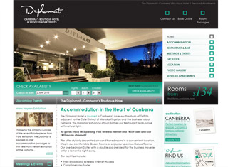 Hotel Web Design Design Example