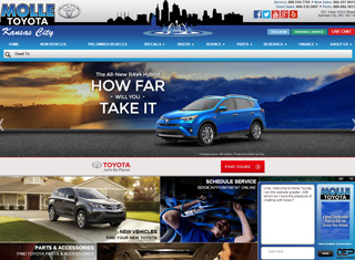 Auto Web Design Design Example