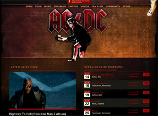 Music Web Design Design Example