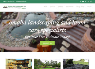 Landscaping Web Design Design Example