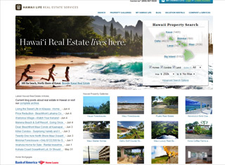 Real Estate Web Design Design Example