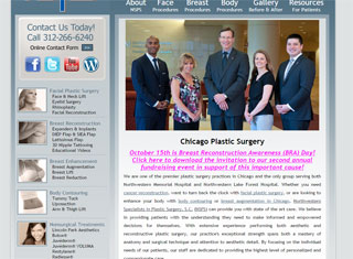 Medical Web Design Design Example