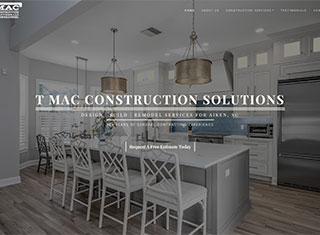 Contractor Web Design Design Example