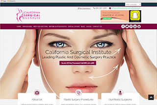 Medical Web Design Design Example