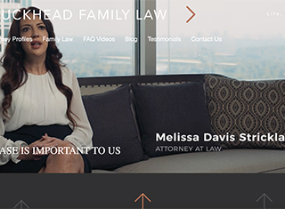 Lawyer Web Design Design Example