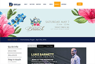 Religious Web Design Design Example