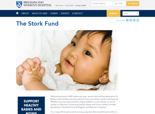 Charity Web Design Design Example