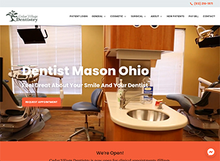 Medical Web Design Design Example