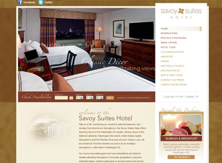 Hotel Web Design Design Example