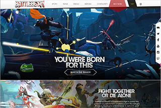 Video Game Web Design Design Example