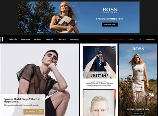 Fashion Web Design Design Example