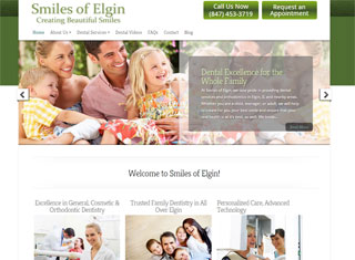 Medical Web Design Design Example