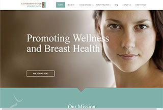 Medical Web Design Design Example