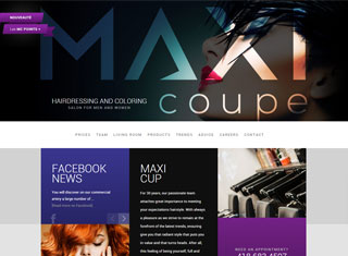 Fashion Web Design Design Example