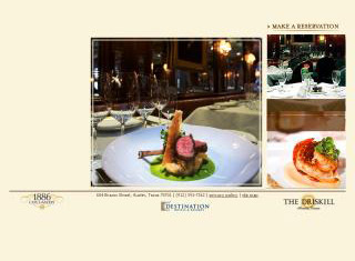 Restaurant Web Design Design Example