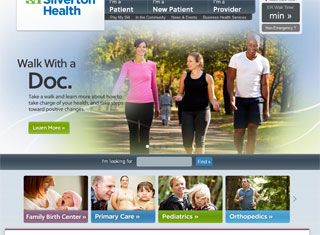 Medical Web Design Design Example