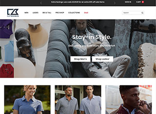 Ecommerce Web Design Design Example