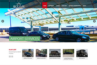 Transportation Web Design Design Example