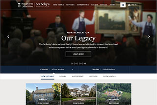 Real Estate Web Design Design Example