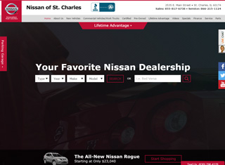 Auto Web Design Design Example