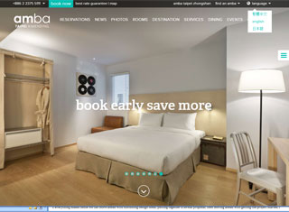 Hotel Web Design Design Example