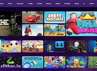 Video Game Web Design Design Example