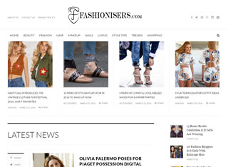 Fashion Web Design Design Example