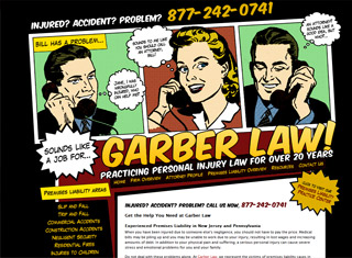 Lawyer Web Design Design Example