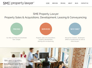 Lawyer Web Design Design Example