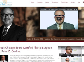 Medical Web Design Design Example