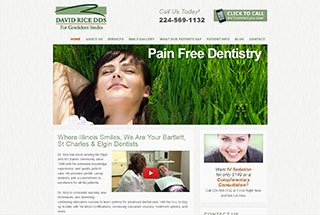 Medical Web Design Design Example