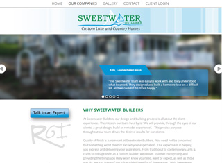 Contractor Web Design Design Example