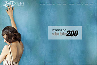 Salon / Spa Web Design Design Example