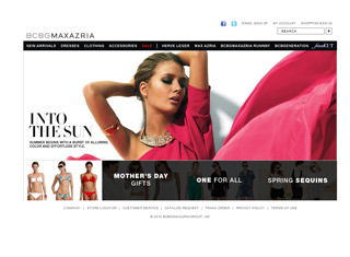 Fashion Web Design Design Example