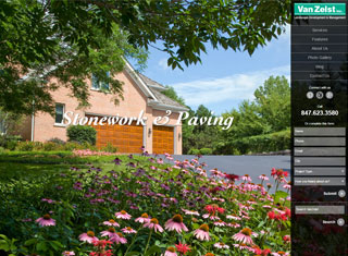 Landscaping Web Design Design Example