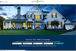 Real Estate Web Design Design Example