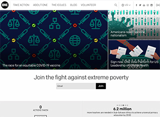 Charity Web Design Design Example