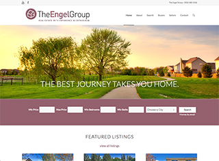 Real Estate Web Design Design Example