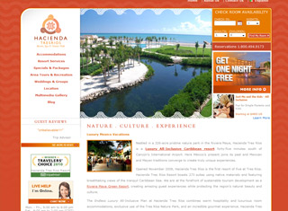 Hotel Web Design Design Example