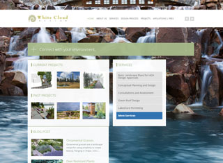 Landscaping Web Design Design Example