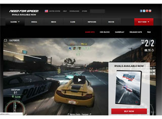 Video Game Web Design Design Example