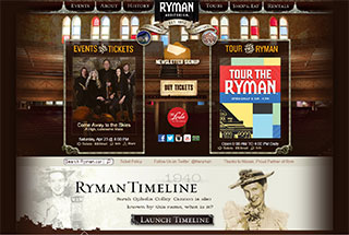 Night Club Web Design Design Example