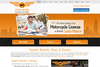 Transportation Web Design Design Example