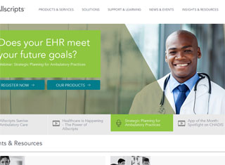 Medical Web Design Design Example