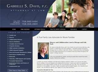 Lawyer Web Design Design Example