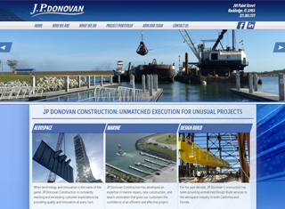 Contractor Web Design Design Example