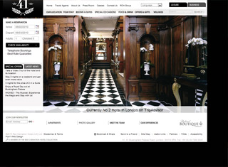 Hotel Web Design Design Example