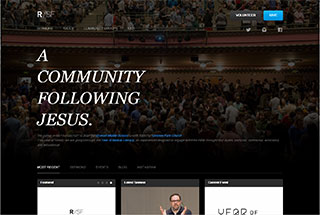 Religious Web Design Design Example